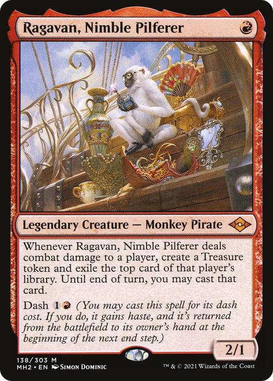Image for Ragavan, Nimble Pilferer (138) (Modern Horizons 2) - Magic: The Gathering