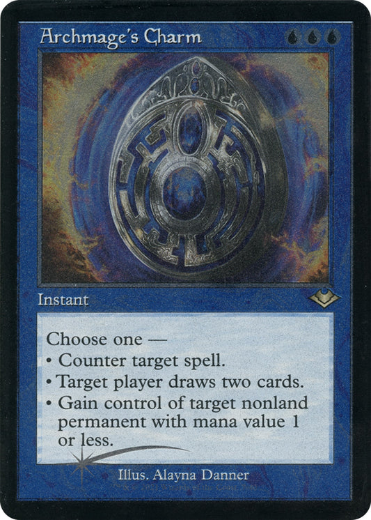 Image for Archmage's Charm (Retro Frame) (Foil Etched) (7) (Modern Horizons) - Magic: The Gathering
