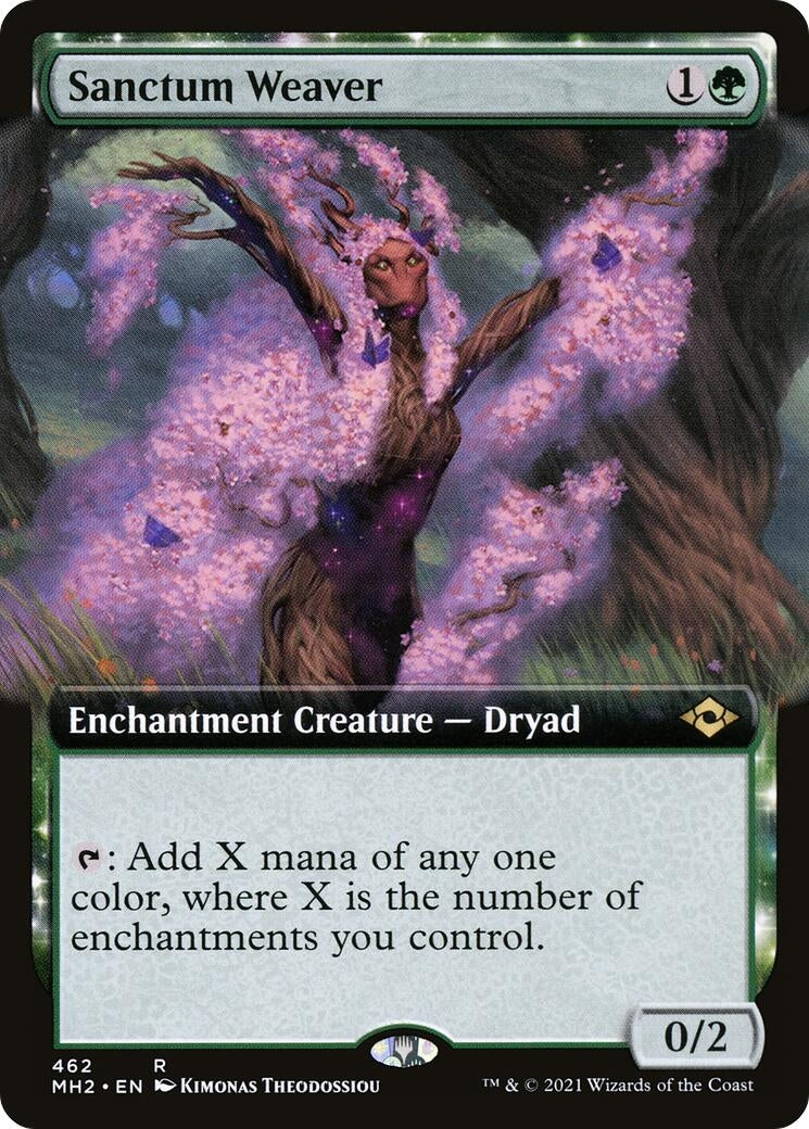 Image for Sanctum Weaver (Extended Art) (462) (Modern Horizons 2) - Magic: The Gathering