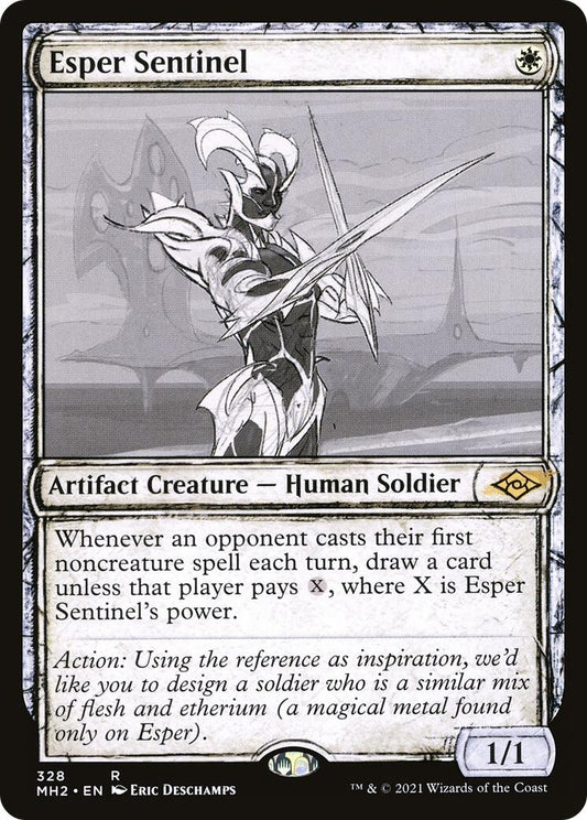 Image for Esper Sentinel (Showcase) (328) (Modern Horizons 2) - Magic: The Gathering