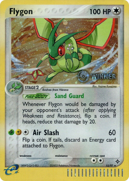 Image for Flygon - 15/97 (Pokemon League) [Winner] (015/097) (League & Championship Cards) - Pokemon