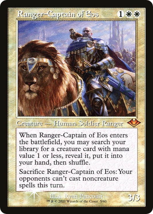 Image for Ranger-Captain of Eos (Retro Frame) (5) (Modern Horizons) - Magic: The Gathering