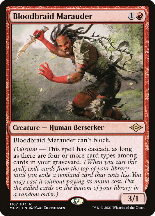 Image for Bloodbraid Marauder (116) (Modern Horizons 2) - Magic: The Gathering