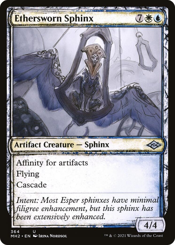 Image for Ethersworn Sphinx (Showcase) (364) (Modern Horizons 2) - Magic: The Gathering