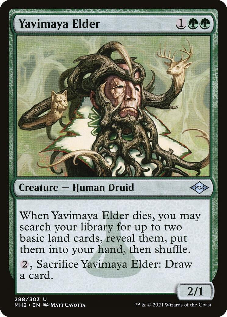 Image for Yavimaya Elder (288) (Modern Horizons 2) - Magic: The Gathering