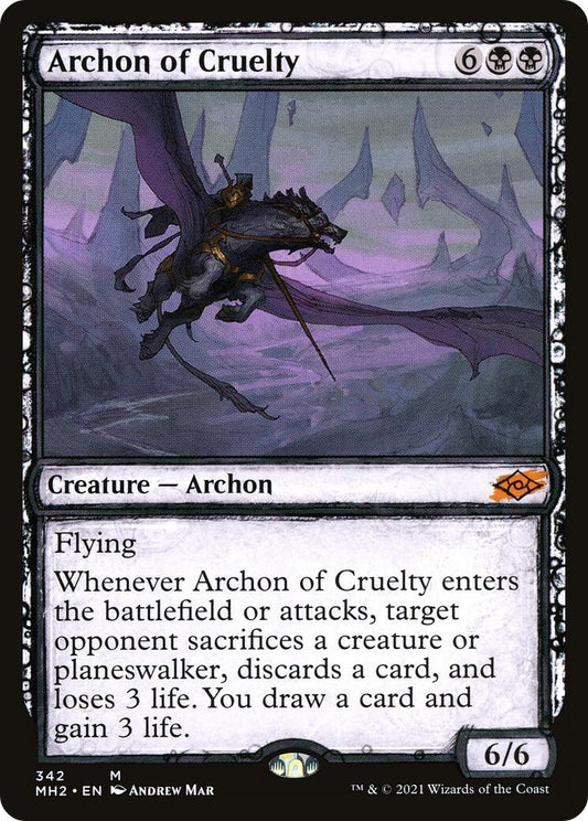 Image for Archon of Cruelty (Showcase) (342) (Modern Horizons 2) - Magic: The Gathering
