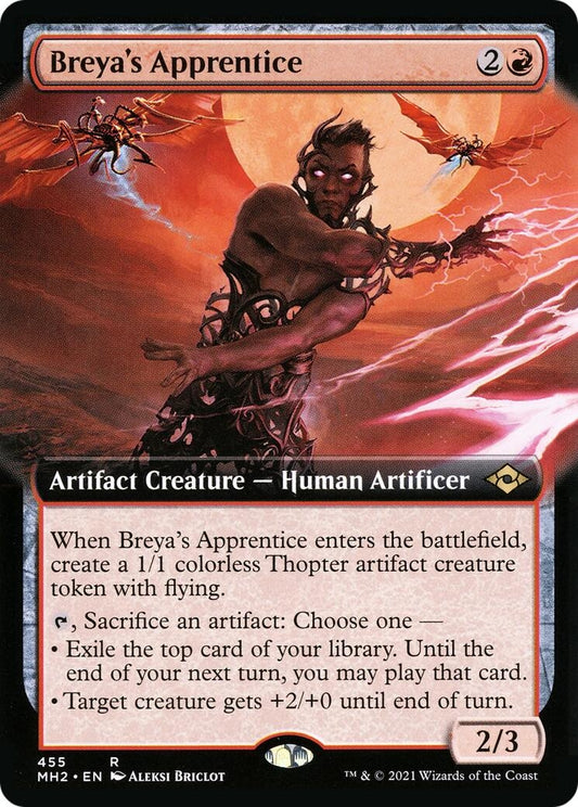 Image for Breya's Apprentice (Extended Art) (455) (Modern Horizons 2) - Magic: The Gathering
