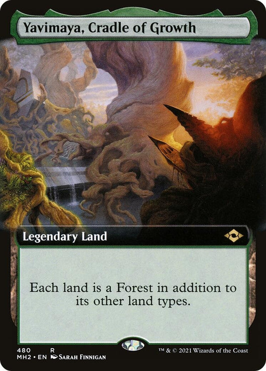 Image for Yavimaya, Cradle of Growth (Extended Art) (480) (Modern Horizons 2) - Magic: The Gathering
