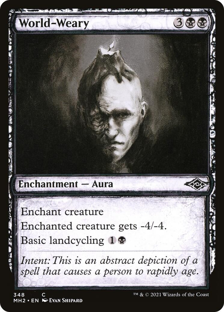 Image for World-Weary (Showcase) (348) (Modern Horizons 2) - Magic: The Gathering
