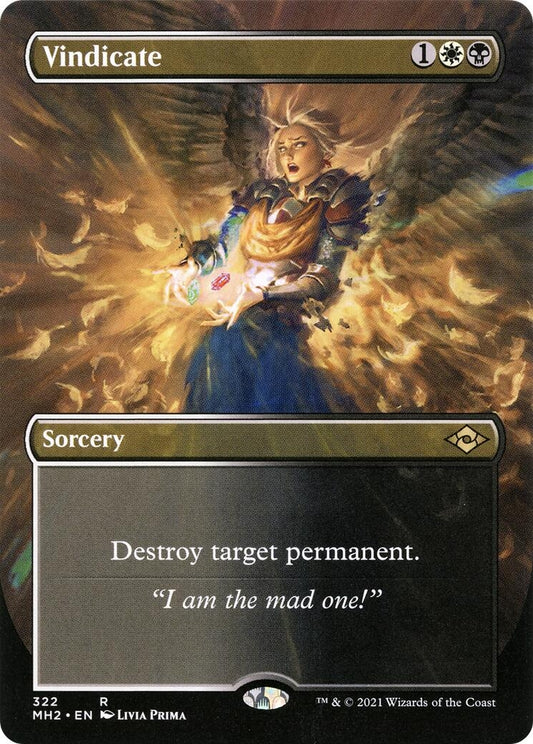 Image for Vindicate (Borderless) (322) (Modern Horizons 2) - Magic: The Gathering