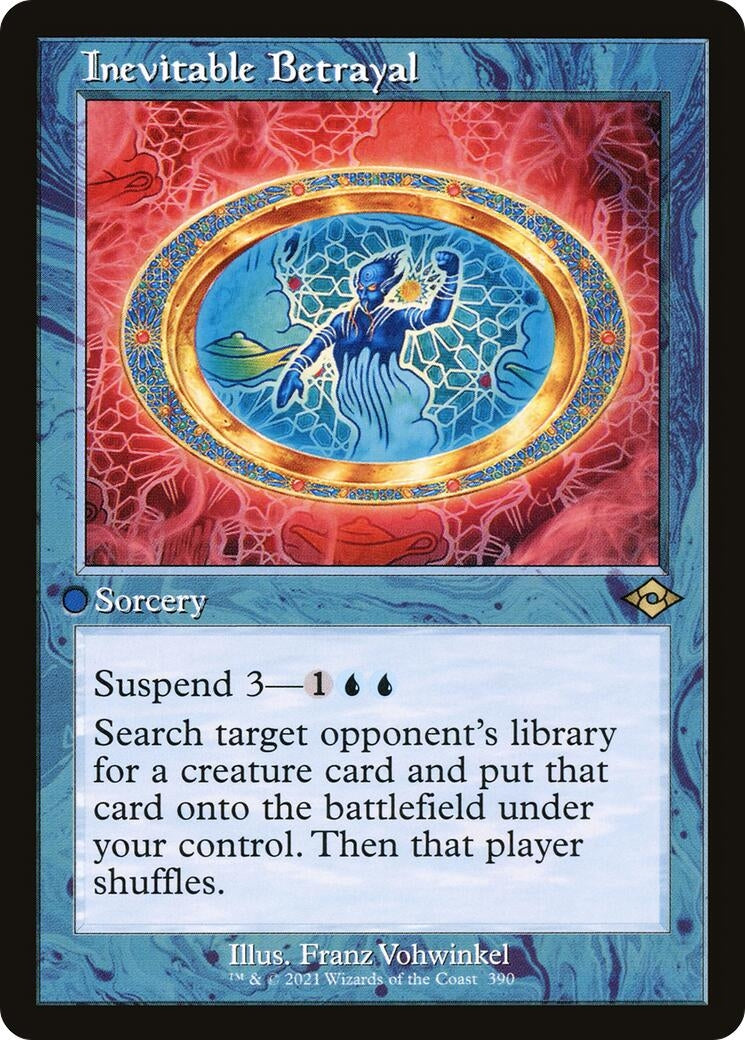 Image for Inevitable Betrayal (Retro Frame) (390) (Modern Horizons 2) - Magic: The Gathering