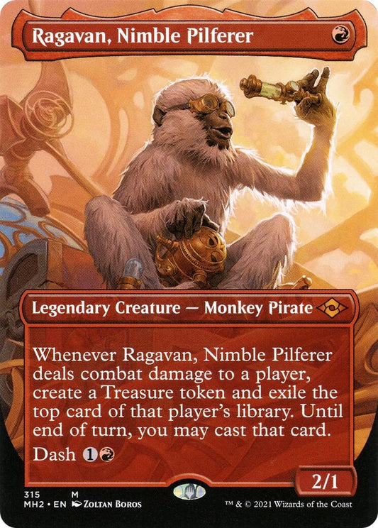 Image for Ragavan, Nimble Pilferer (Borderless) (315) (Modern Horizons 2) - Magic: The Gathering