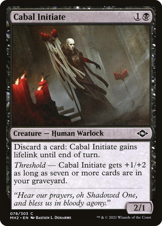 Image for Cabal Initiate (78) (Modern Horizons 2) - Magic: The Gathering