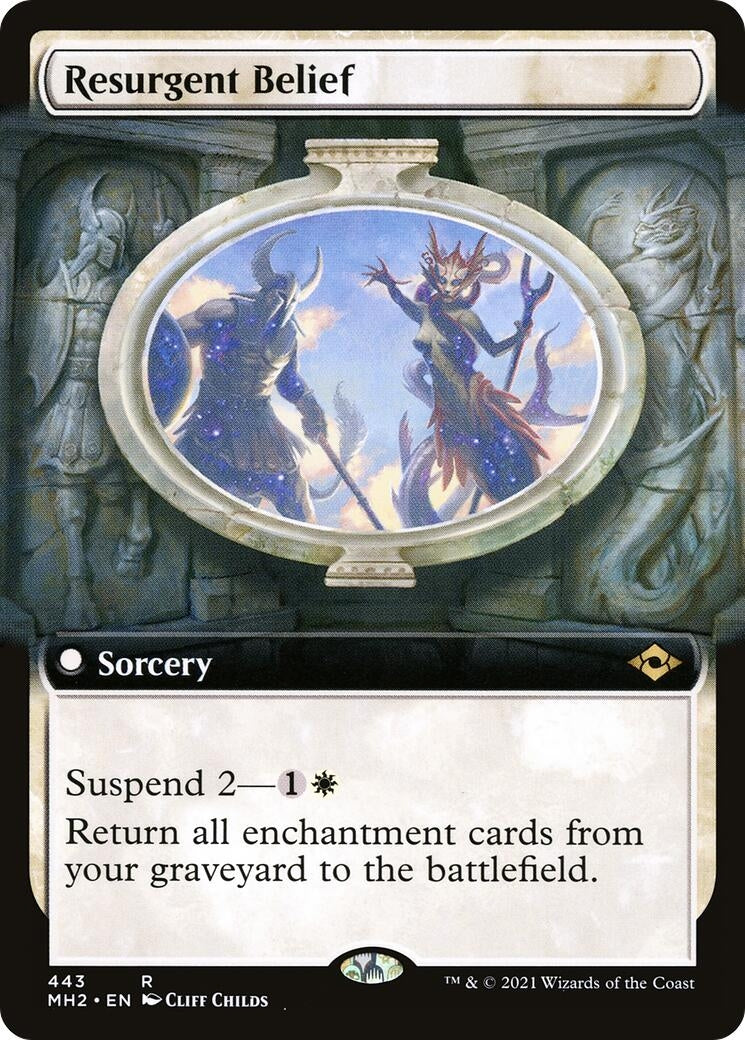 Image for Resurgent Belief (Extended Art) (443) (Modern Horizons 2) - Magic: The Gathering