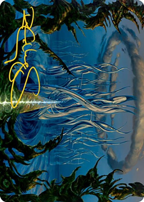 Image for Tanglepool Bridge Art Card (Gold-Stamped Signature) (80) (Art Series: Modern Horizons 2) - Magic: The Gathering