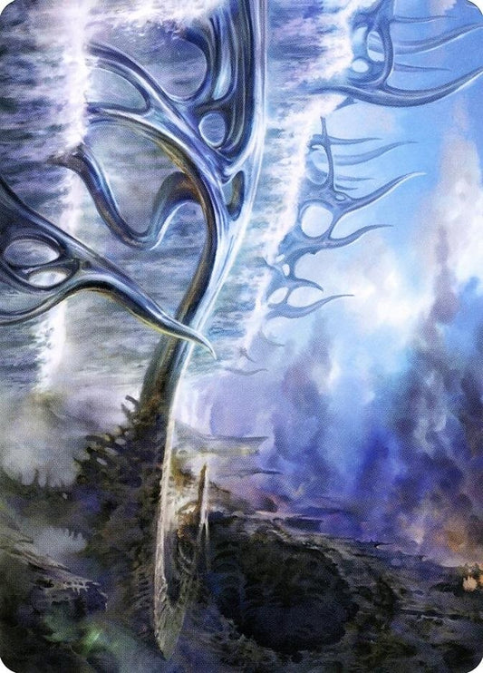 Image for Mistvault Bridge Art Card (75) (Art Series: Modern Horizons 2) - Magic: The Gathering