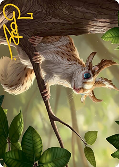 Image for Squirrel Sovereign Art Card (Gold-Stamped Signature) (71) (Art Series: Modern Horizons 2) - Magic: The Gathering