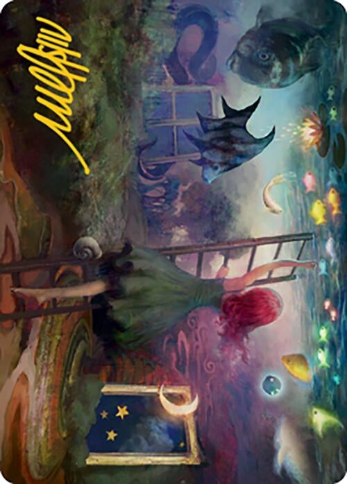 Image for Lucid Dreams Art Card (Gold-Stamped Signature) (14) (Art Series: Modern Horizons 2) - Magic: The Gathering