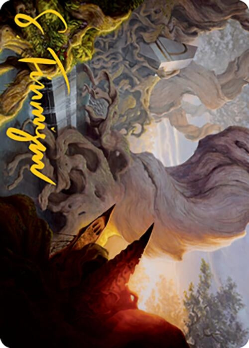 Image for Yavimaya, Cradle of Growth Art Card (Gold-Stamped Signature) (66) (Art Series: Modern Horizons 2) - Magic: The Gathering