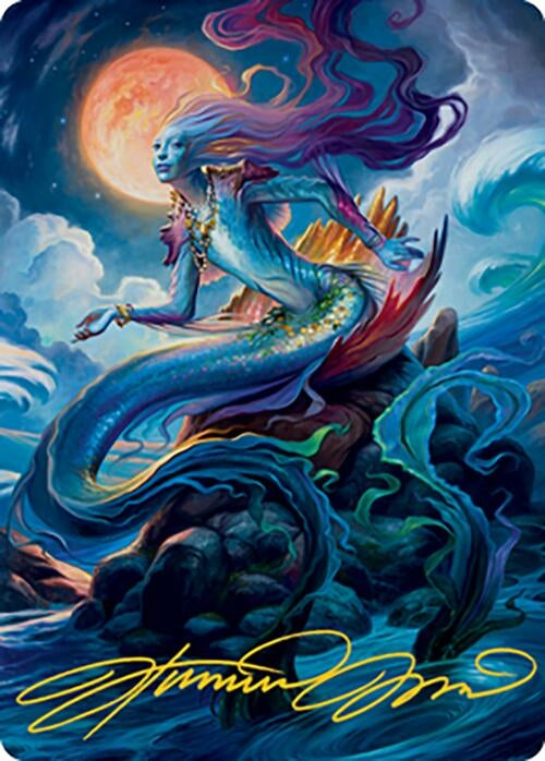 Image for Svyelun of Sea and Sky Art Card (24/81) (Gold-Stamped Signature) (24) (Art Series: Modern Horizons 2) - Magic: The Gathering