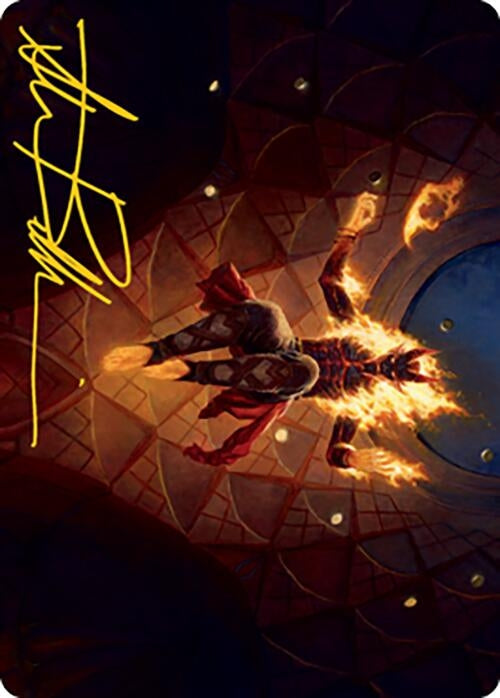 Image for Yusri, Fortune's Flame Art Card (Gold-Stamped Signature) (60) (Art Series: Modern Horizons 2) - Magic: The Gathering