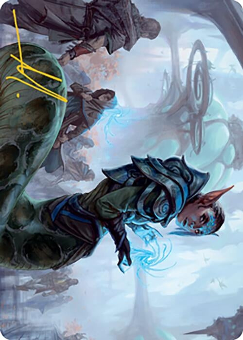 Image for Lonis, Cryptozoologist Art Card (Gold-Stamped Signature) (57) (Art Series: Modern Horizons 2) - Magic: The Gathering