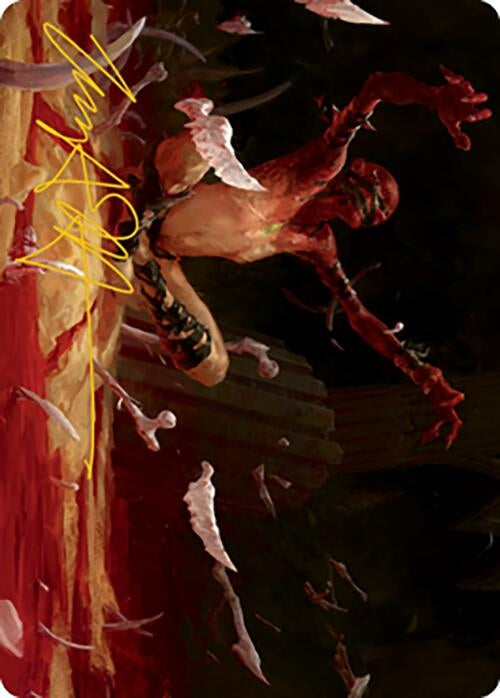 Image for Bone Shards Art Card (Gold-Stamped Signature) (27) (Art Series: Modern Horizons 2) - Magic: The Gathering