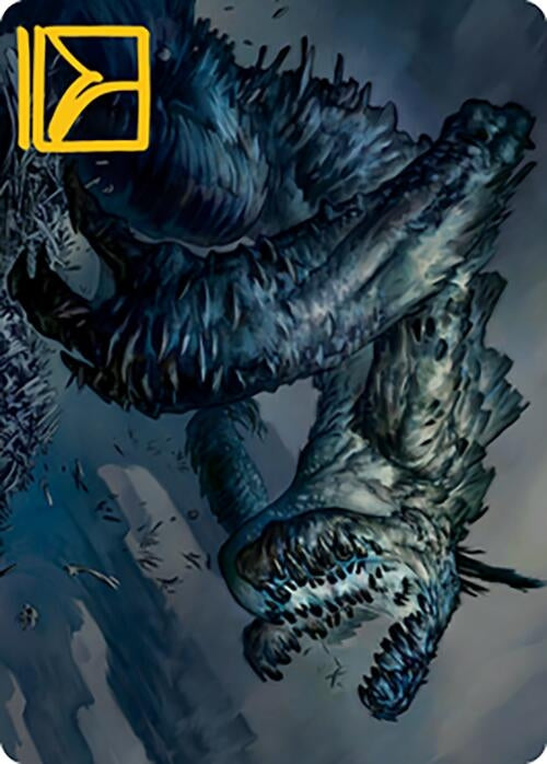 Image for Necrogoyf Art Card (Gold-Stamped Signature) (31) (Art Series: Modern Horizons 2) - Magic: The Gathering