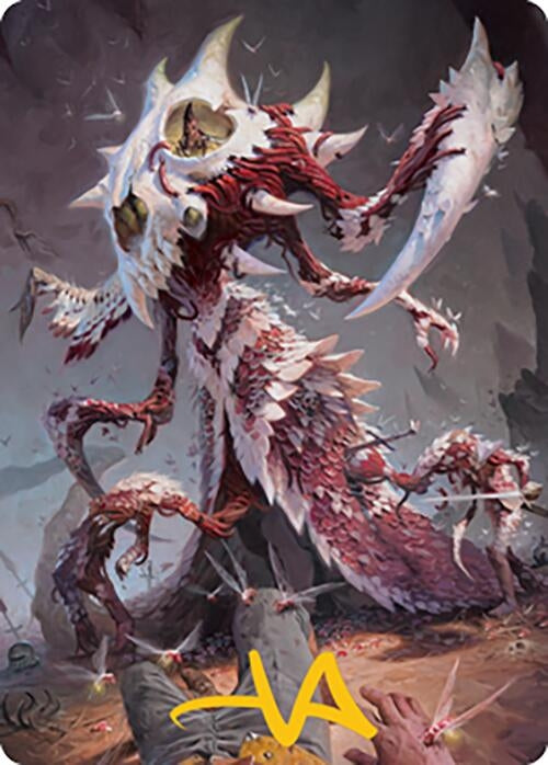Image for Grist, the Hunger Tide Art Card (56/81) (Gold-Stamped Signature) (56) (Art Series: Modern Horizons 2) - Magic: The Gathering