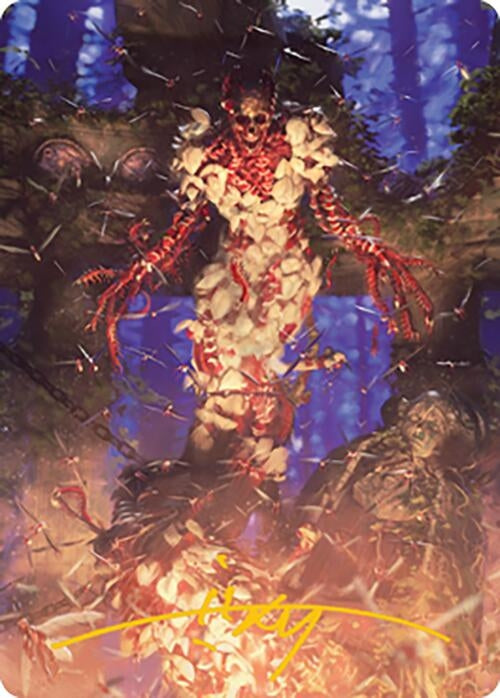 Image for Grist, the Hunger Tide Art Card (55/81) (Gold-Stamped Signature) (55) (Art Series: Modern Horizons 2) - Magic: The Gathering