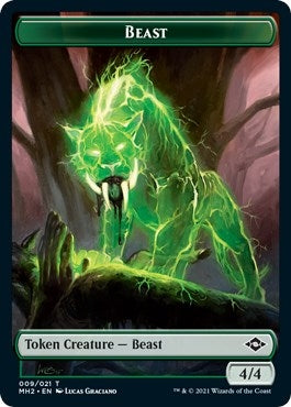 Image for Beast Token (9) (Modern Horizons 2) - Magic: The Gathering