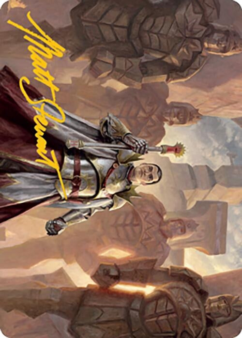 Image for General Ferrous Rokiric Art Card (Gold-Stamped Signature) (52) (Art Series: Modern Horizons 2) - Magic: The Gathering