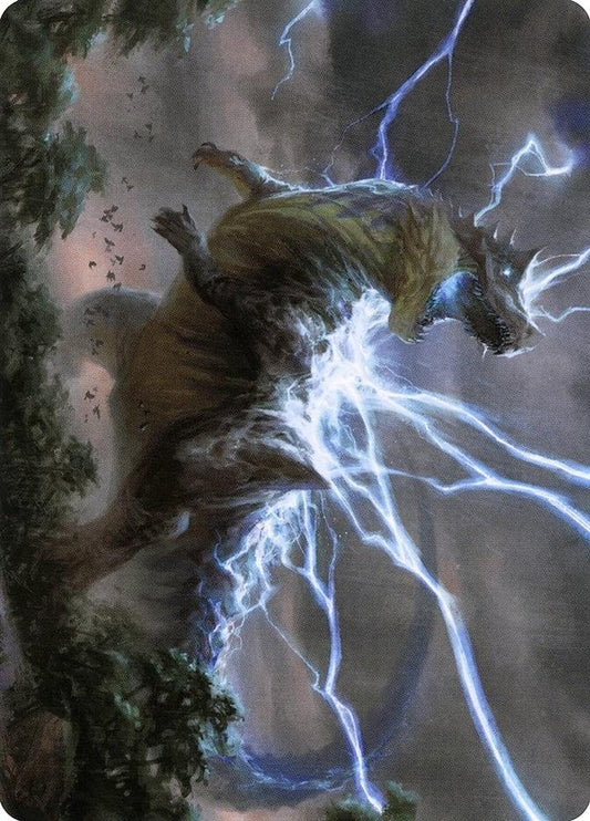 Image for Thrasta, Tempest's Roar Art Card (41/81) (41) (Art Series: Modern Horizons 2) - Magic: The Gathering