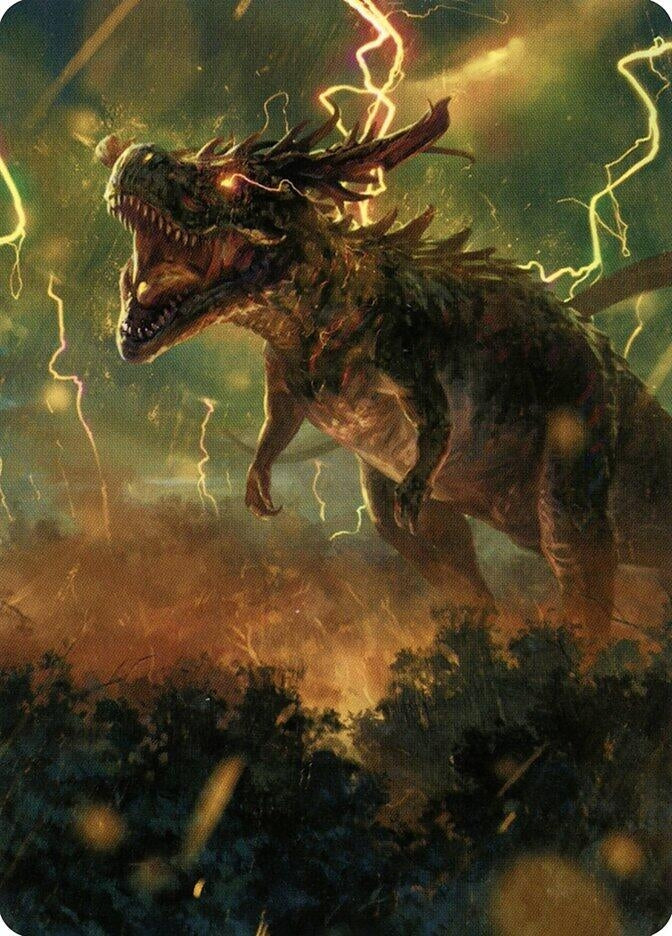 Image for Thrasta, Tempest's Roar Art Card (42/81) (42) (Art Series: Modern Horizons 2) - Magic: The Gathering