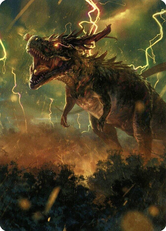 Image for Thrasta, Tempest's Roar Art Card (42/81) (42) (Art Series: Modern Horizons 2) - Magic: The Gathering