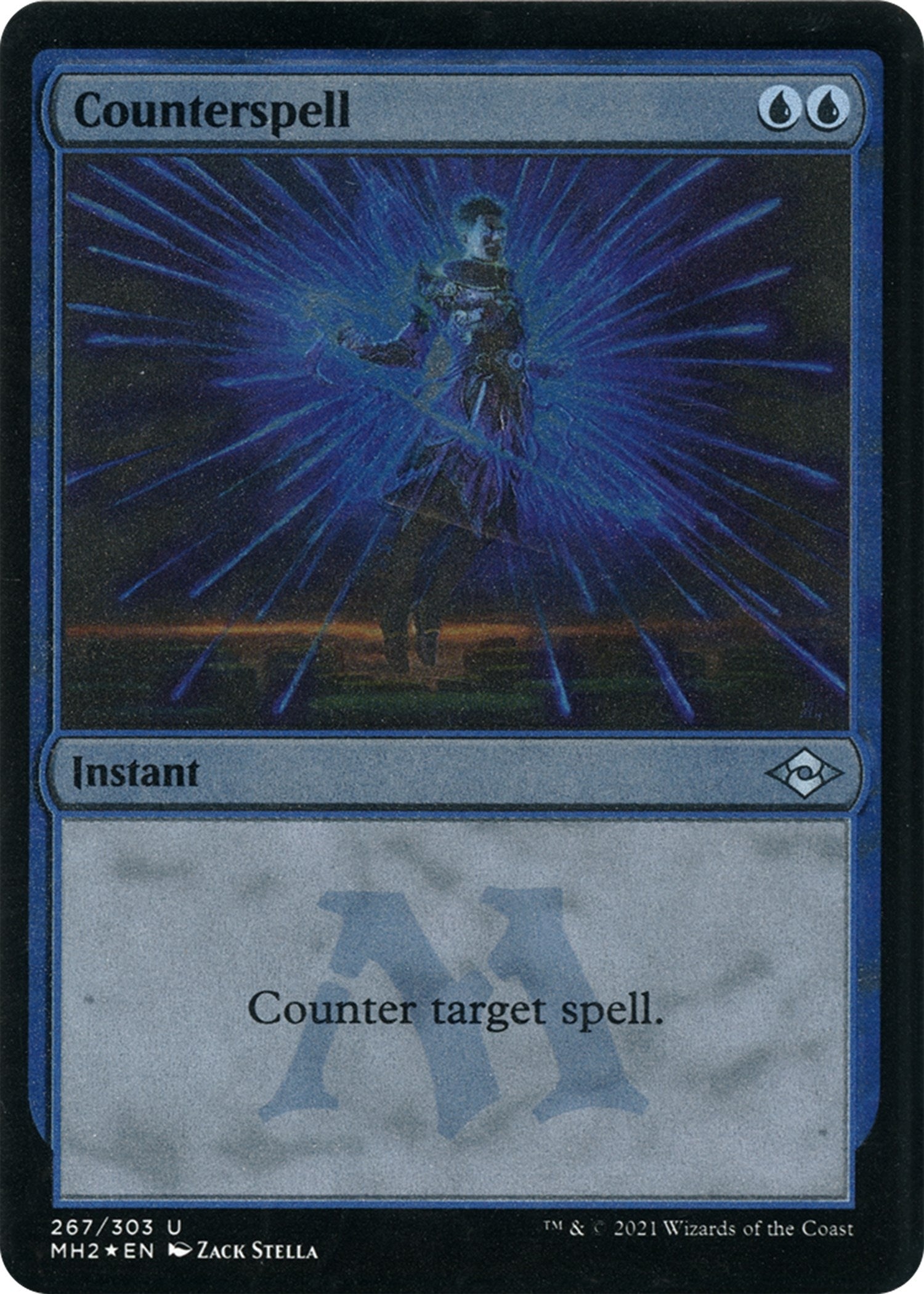 Image for Counterspell (Foil Etched) (267) (Modern Horizons 2) - Magic: The Gathering