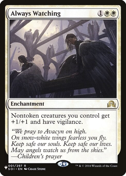 Image for Always Watching (001/297) (The List Reprints) - Magic: The Gathering