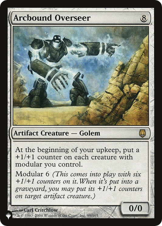 Image for Arcbound Overseer (99/165) (The List Reprints) - Magic: The Gathering