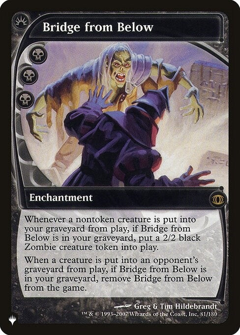 Image for Bridge from Below (81/180) (The List Reprints) - Magic: The Gathering