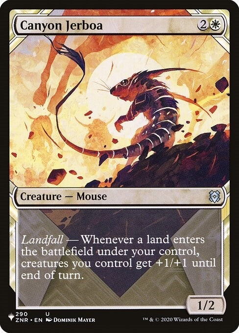 Image for Canyon Jerboa (Showcase) (290/280) (The List Reprints) - Magic: The Gathering