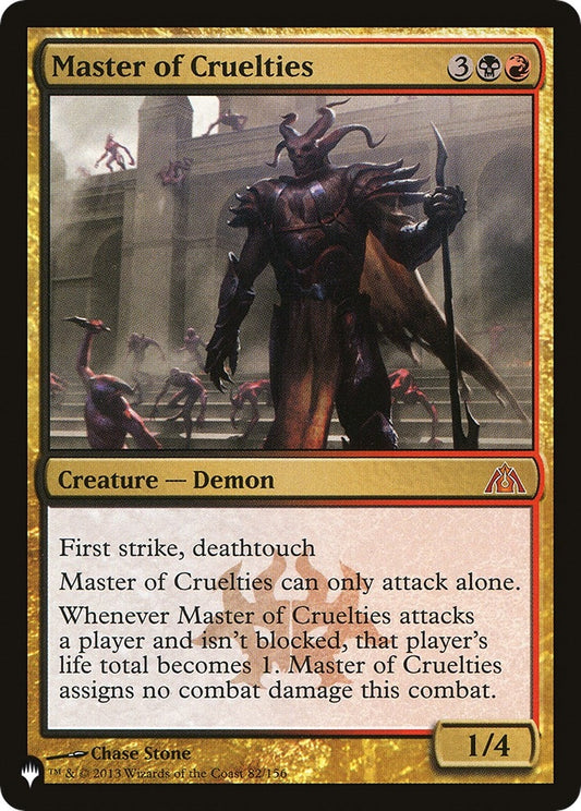 Image for Master of Cruelties (82/156) (The List Reprints) - Magic: The Gathering