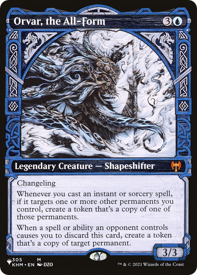 Image for Orvar, the All-Form (Showcase) (305/285) (The List Reprints) - Magic: The Gathering