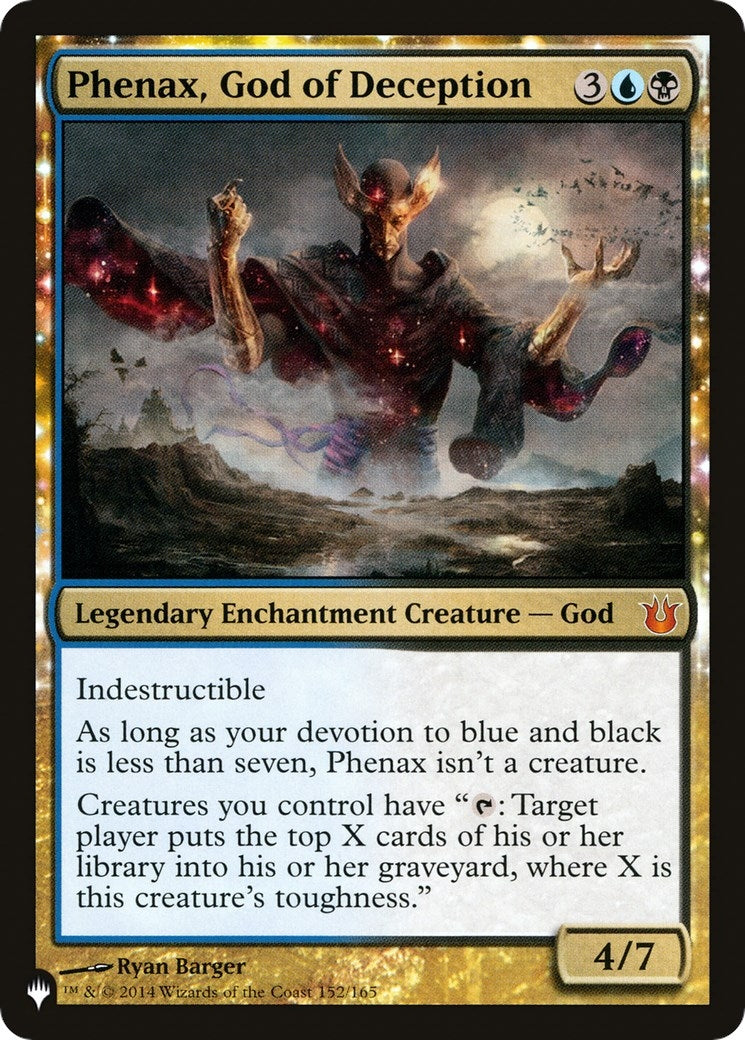 Image for Phenax, God of Deception (152/165) (The List Reprints) - Magic: The Gathering
