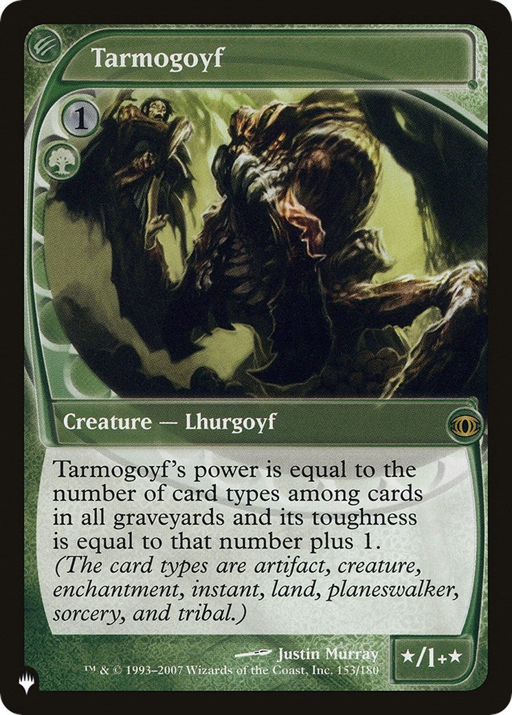 Image for Tarmogoyf (153/180) (The List Reprints) - Magic: The Gathering