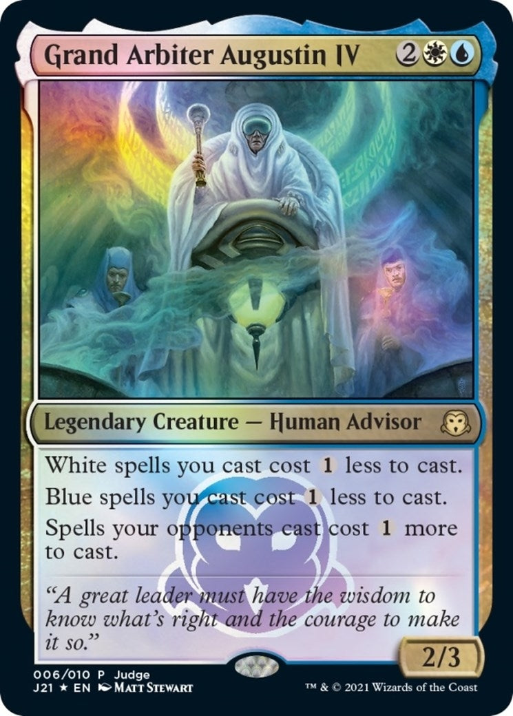 Image for Grand Arbiter Augustin IV (6) (Judge Promos) - Magic: The Gathering