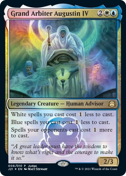 Image for Grand Arbiter Augustin IV (6) (Judge Promos) - Magic: The Gathering