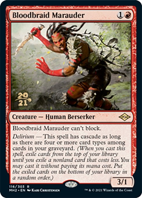 Image for Bloodbraid Marauder (116) (Prerelease Cards) - Magic: The Gathering