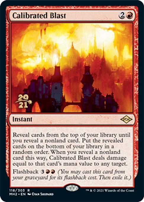 Image for Calibrated Blast (118) (Prerelease Cards) - Magic: The Gathering
