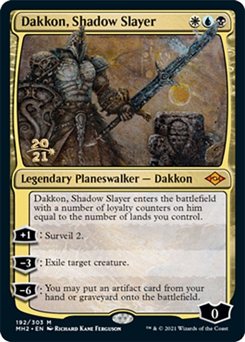 Image for Dakkon, Shadow Slayer (192) (Prerelease Cards) - Magic: The Gathering