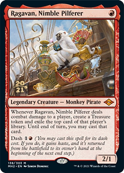 Image for Ragavan, Nimble Pilferer (138) (Prerelease Cards) - Magic: The Gathering